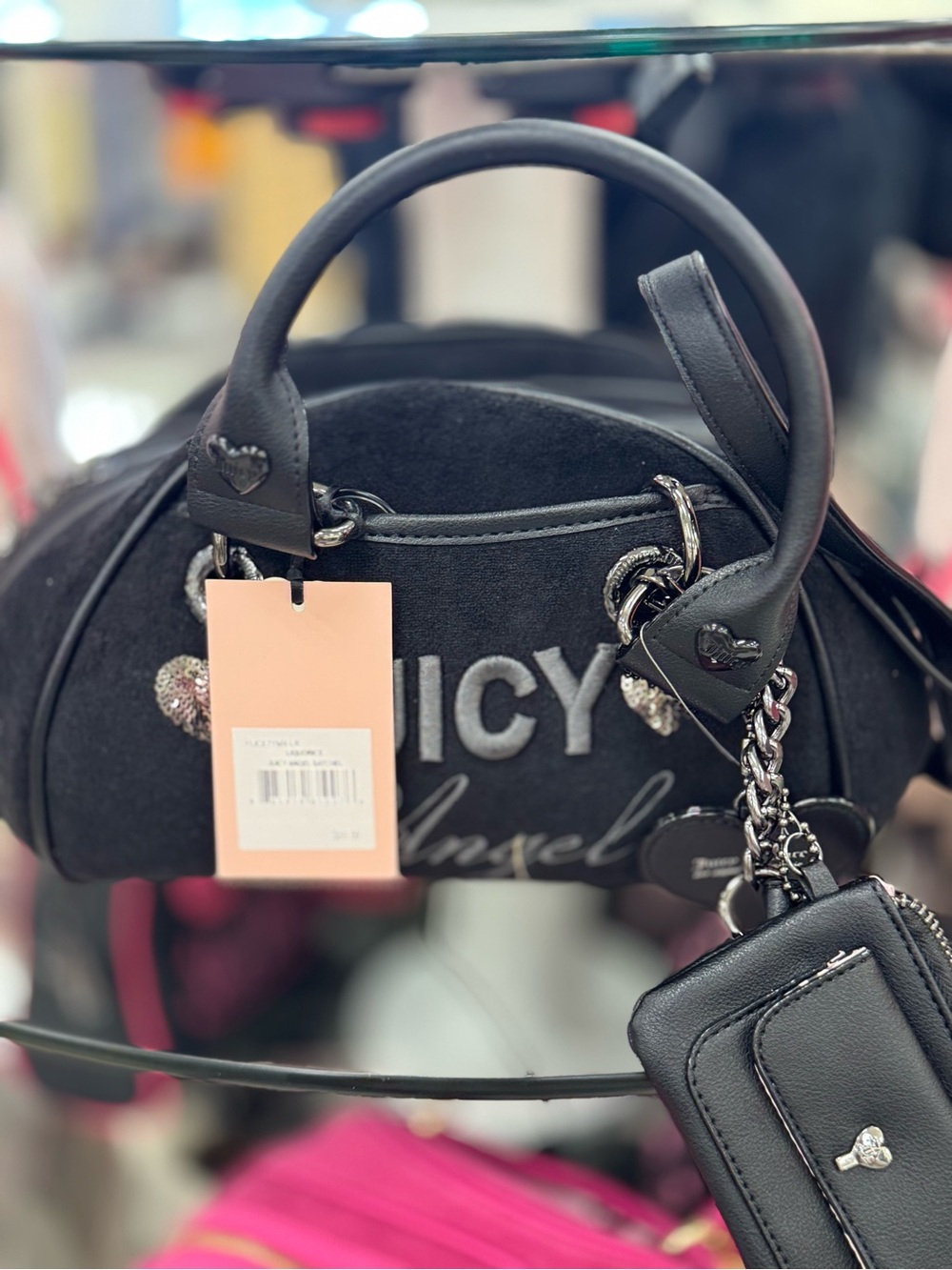 Black Women’s Dome Satchel Handbag - Branded Style